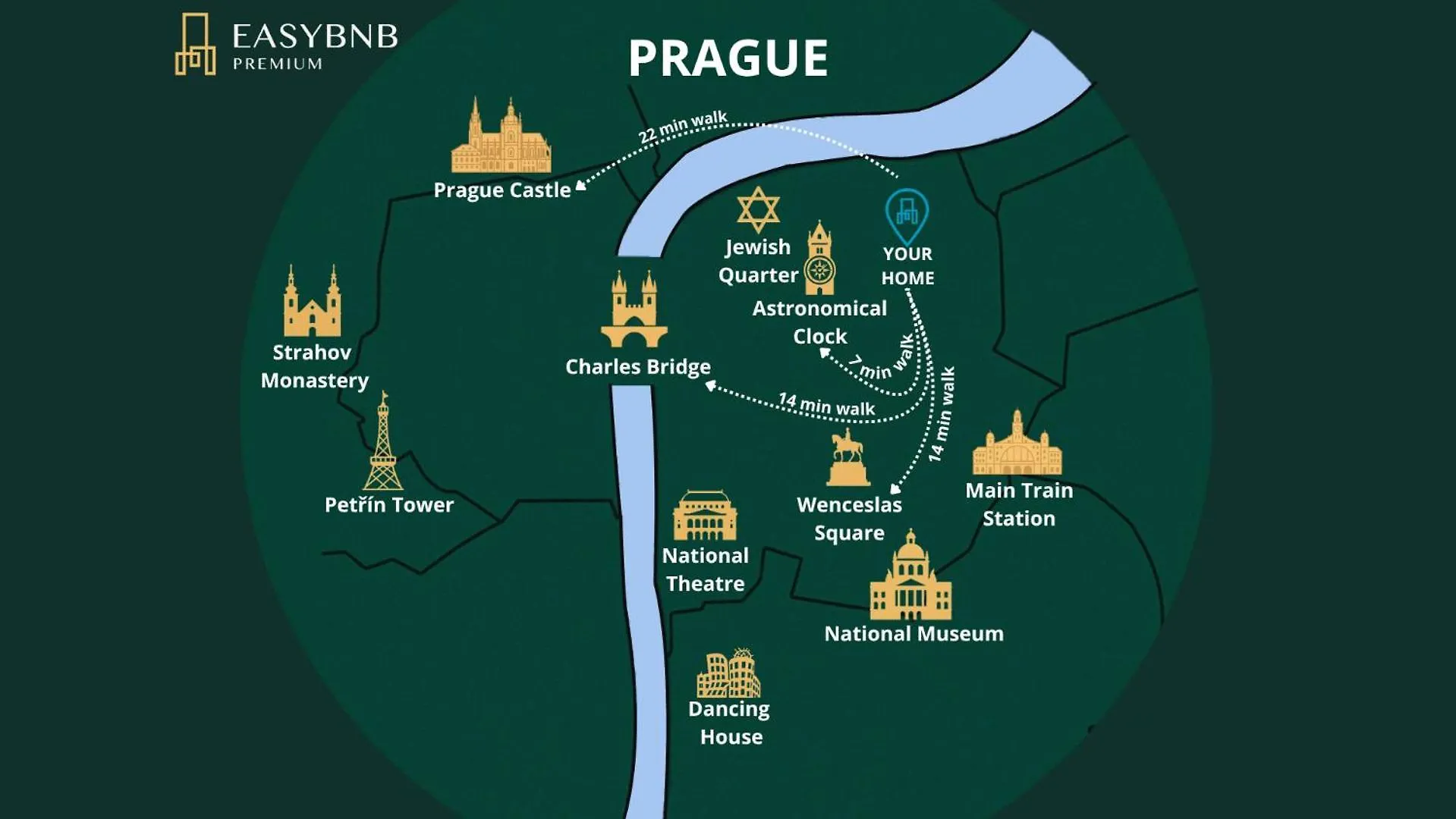 Mia Cozy Apartment With Prague Castle View, Parking & Ac 0*,  Tsjechië